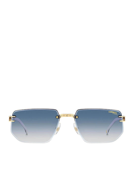 Carrera Unisex Sunglasses with Gold Metallic Frame and Grey Gradient Lens 1070/S 80S/08