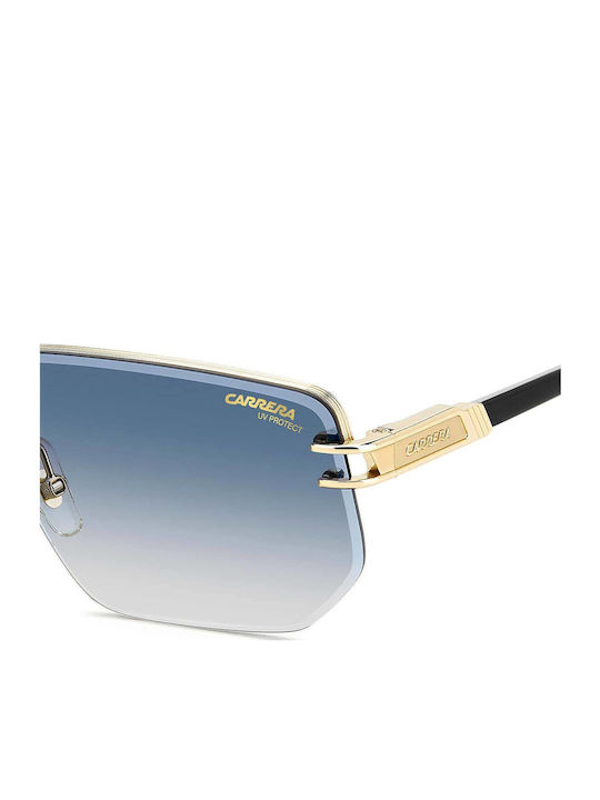 Carrera Unisex Sunglasses with Gold Metallic Frame and Grey Gradient Lens 1070/S 80S/08