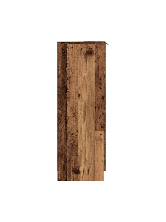 Wooden Shoe Organizer Brown 29.5x35x100.5cm