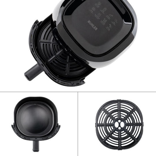 Muhler Friteuză cu aer 4.2lt Negru MFX-415D