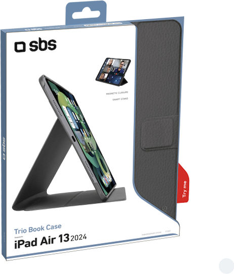 SBS Флип Капак Черен Ipad Air 13" 2025/2024
