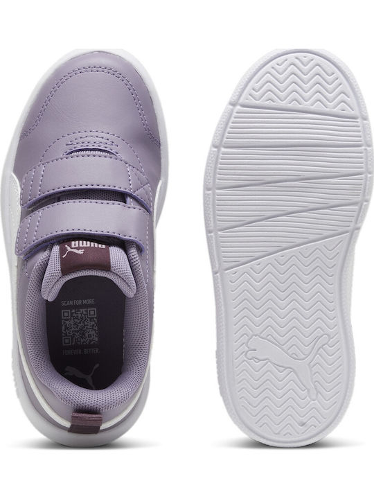 Courtflex V3 V PS Παιδικά Sneakers με Σκρατς Μωβ