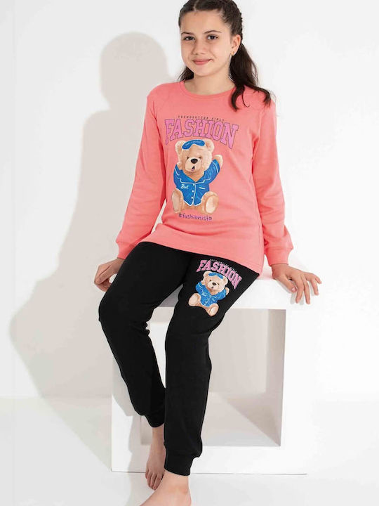 Esthisis Kids Pyjamas Winter Cotton Coral