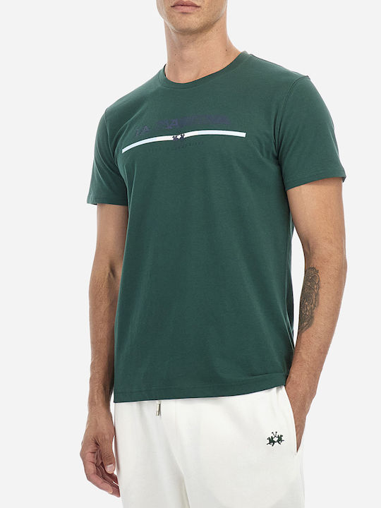 La Martina Men's Short Sleeve T-shirt Green