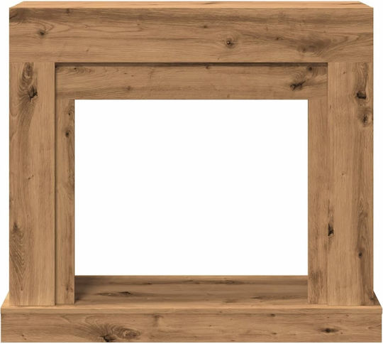 vidaXL Μεταλλικό Προστατευτικό Τζακιού 100x30x87.5cm