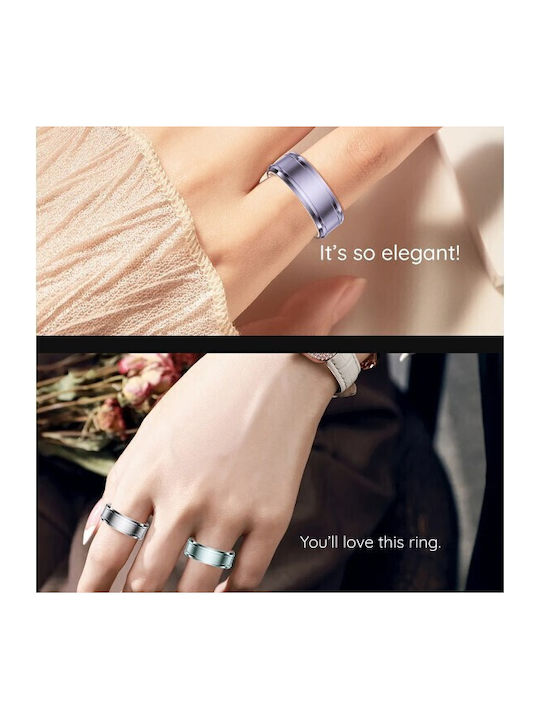 Techsuit Smart Ring R3 Size 20.6mm 19.8mm Cyan