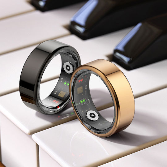 Techsuit R02 Smart Ring 19.8mm with Heart Rate Monitor Rose Gold