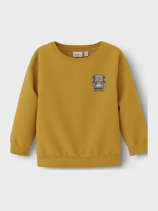 Kinder-Sweatshirt Mustard