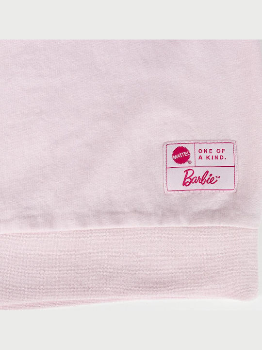 Kinder-Sweatshirt mit Kapuze Pink