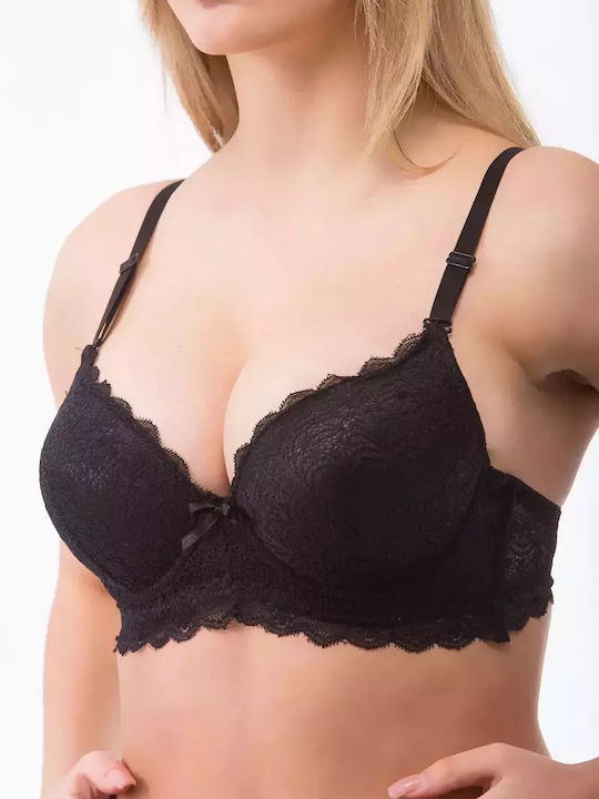 Lafagot Push Up Bra Black