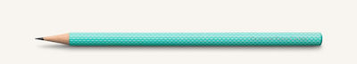 Graf Von Faber Castell 3 Graphite Pencils Guilloche Turquoise 118624 4005401186243