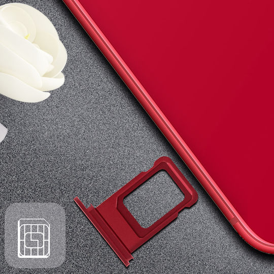 Nano-sim Card Tray Replacement Part Apple Iphone 11 – Red