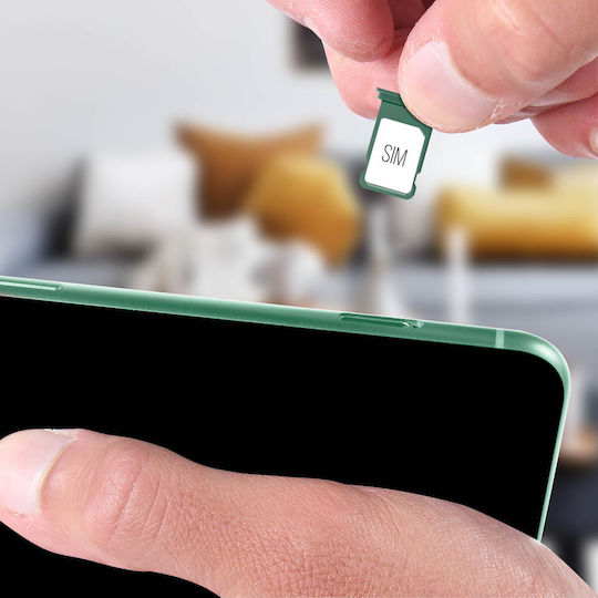 Nano-sim Card Tray Replacement Part Apple Iphone 11 – Green