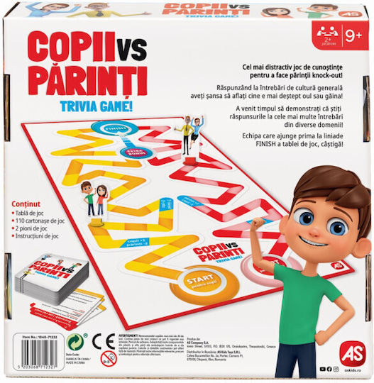 Joc de Societate Kids Vs Parents pentru 2+ Jucători 9+ Ani AS