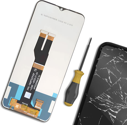Clappio LCD тъчскрийн Nokia C21 Plus черен