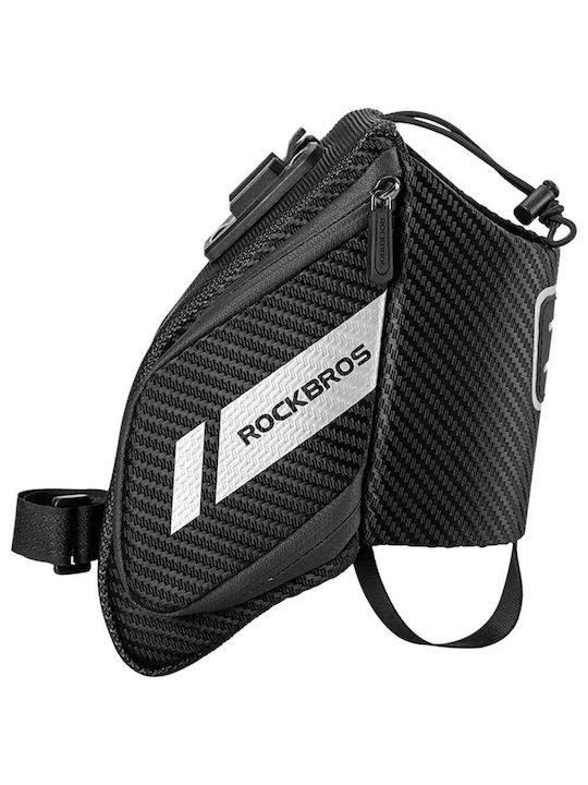 Rockbros Double Bicycle Saddle Bag 1.5L Black