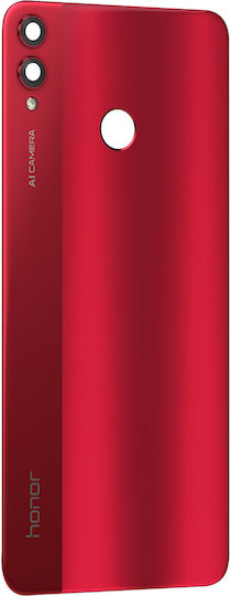 Clappio Replacement Rear Glass Honor 8x Red