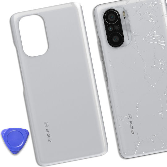 Clappio Replacement Rear Window Xiaomi Mi 11i White