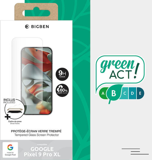 Bigben Tempered Glass Google Pixel 9 Pro Xl Applicator Transparent
