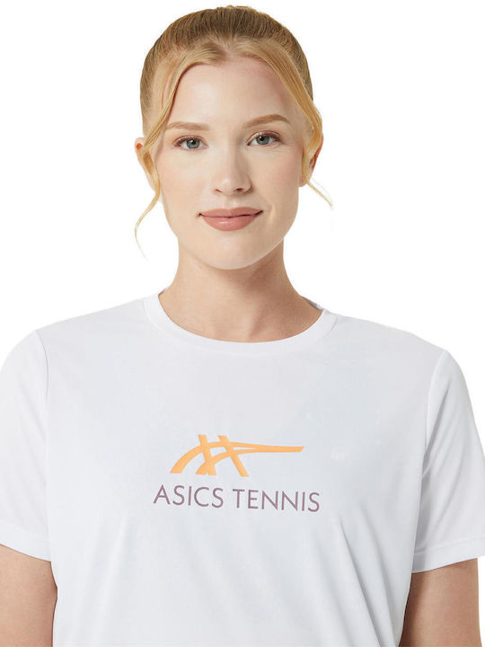 ASICS 2042A322-109 Γυναικεία Μπλούζα Λευκή