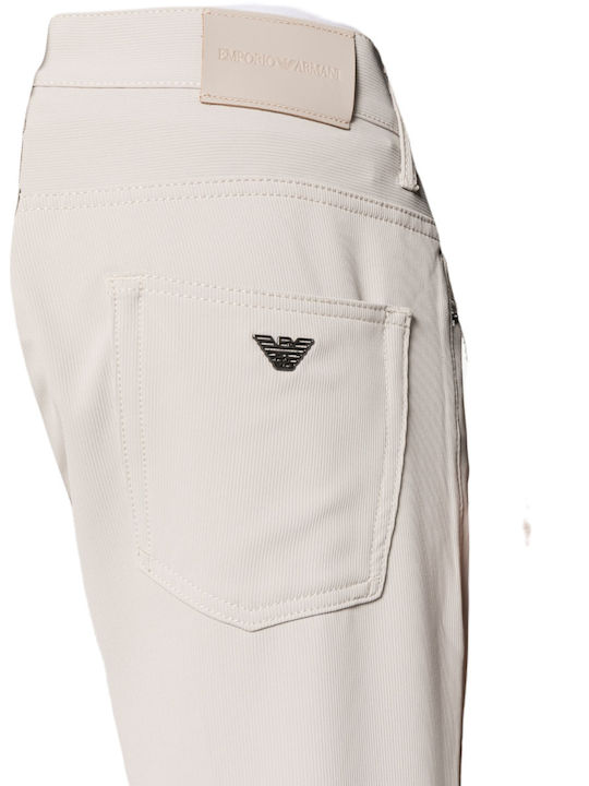 Trousers Elastic White