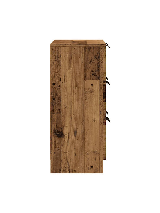 Συρταριέρα Κρεβατοκάμαρας Ξύλινη Καφέ 60x30x70εκ.