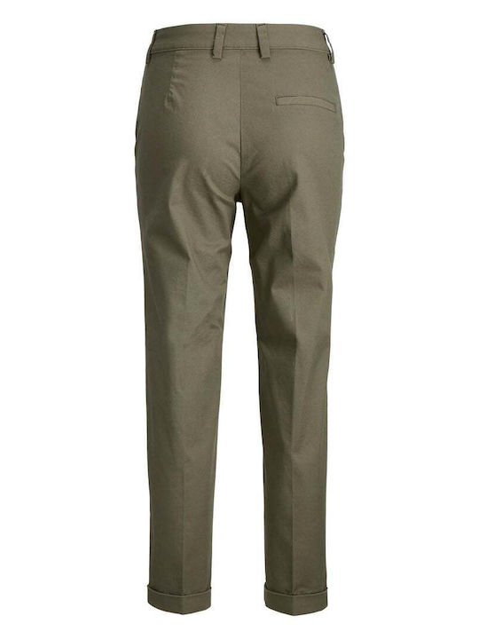 Jack & Jones Femei Pantaloni Chino Olive