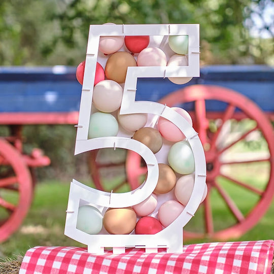 Set of 5'' Balloons Balloon Mosaics Red Gray-Green Tan Nude Pink 40pcs