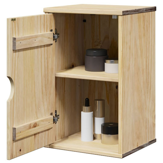 vidaXL Badezimmerschrank B35xT30xH55cm Braun