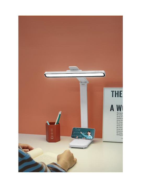 XO Wiederaufladbar LED Schreibtischlampe in Weiß Farbe