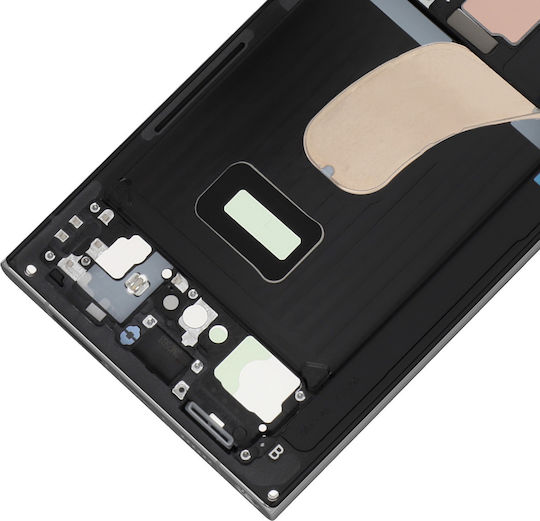 Samsung Central Chassis Samsung Galaxy S23 Ultra Original Service Pack Black