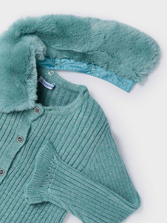 Mayoral Kids Cardigan Knitted Emerald