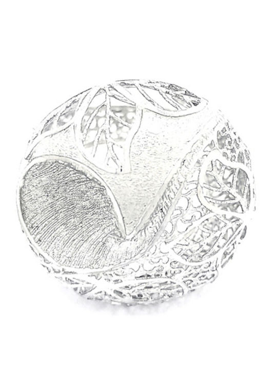 PS Silver Ring with Zircon made of Silver
