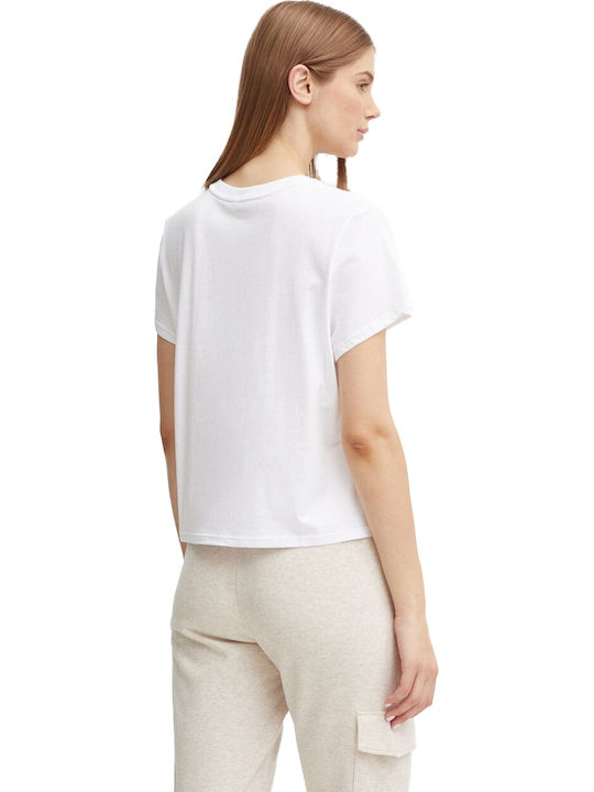 Logo Γυναικείο T-shirt Λευκό