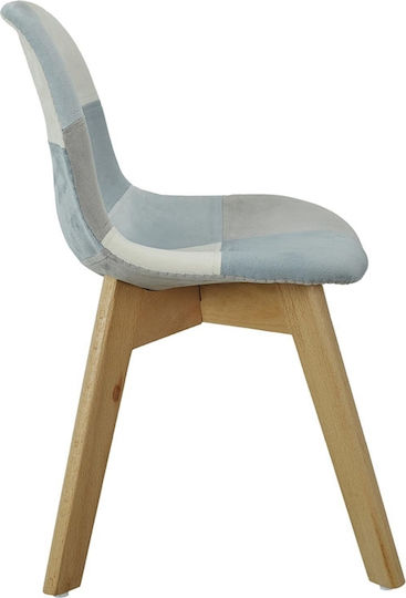 Chair Leonie Multicolored 35x29.5x58cm
