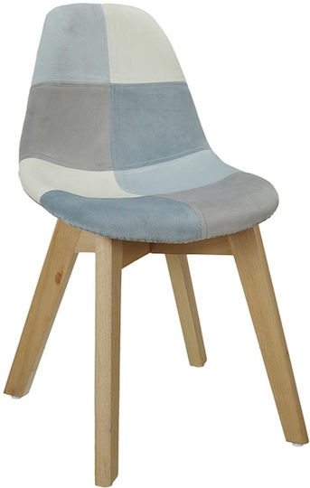 Chair Leonie Multicolored 35x29.5x58cm
