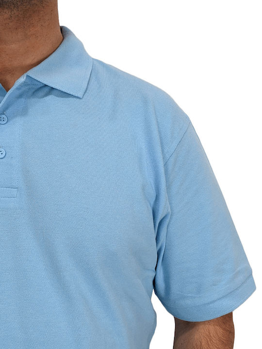 B&C Men's Short Sleeve Promotional T-Shirt Light Blue