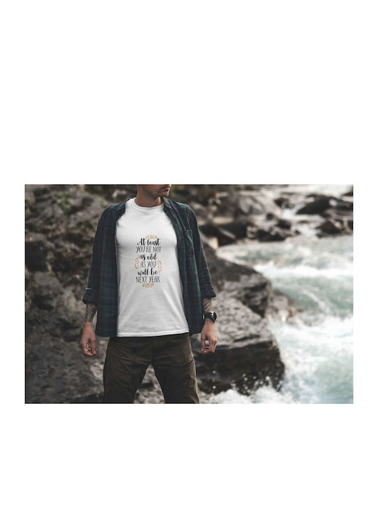 Quote T-shirt White Cotton