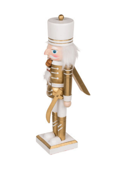 Out of the Blue Wooden Christmas Nutcracker 25cm Gold