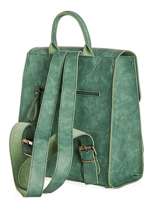 Pierro Accessories Leather Women's Bag Backpack Green