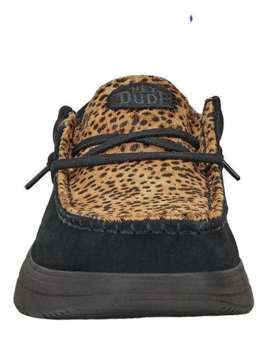 Wendy Women's Moccasins in Black Color