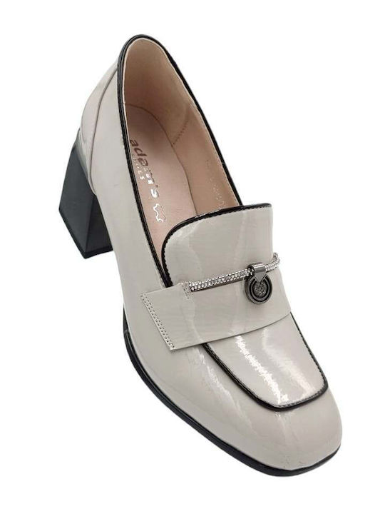 Patent Leather Women's Moccasins in Black Color