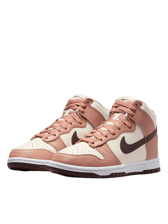 Nike Dunk High Γυναικεία Μποτάκια Dusted Clay