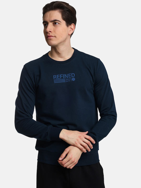 Paco & Co Herren Sweatshirt Blau