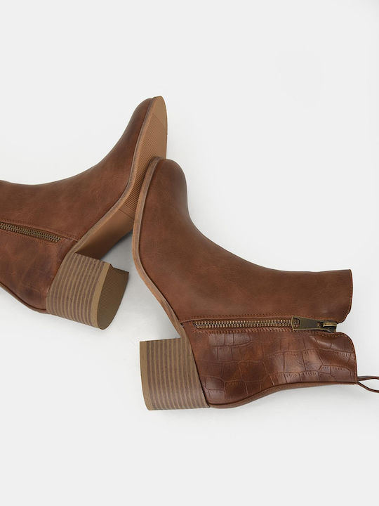 Stiefeletten Damen Braun
