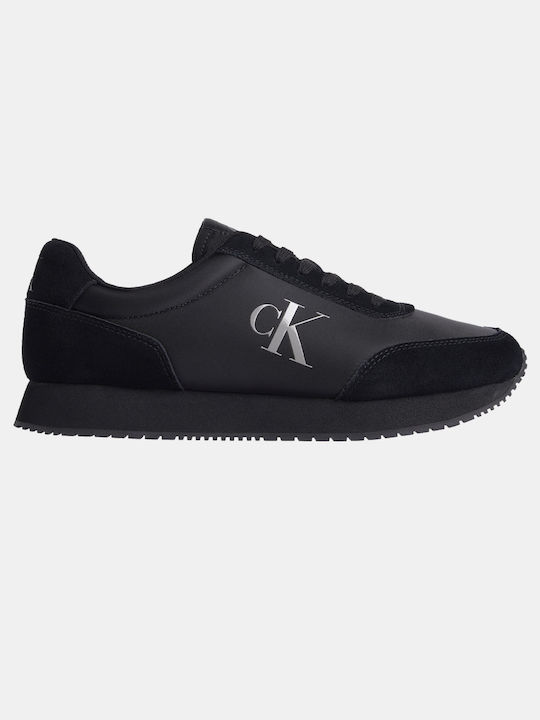 Calvin Klein Retro Runner Bărbați Sneakers Total Black