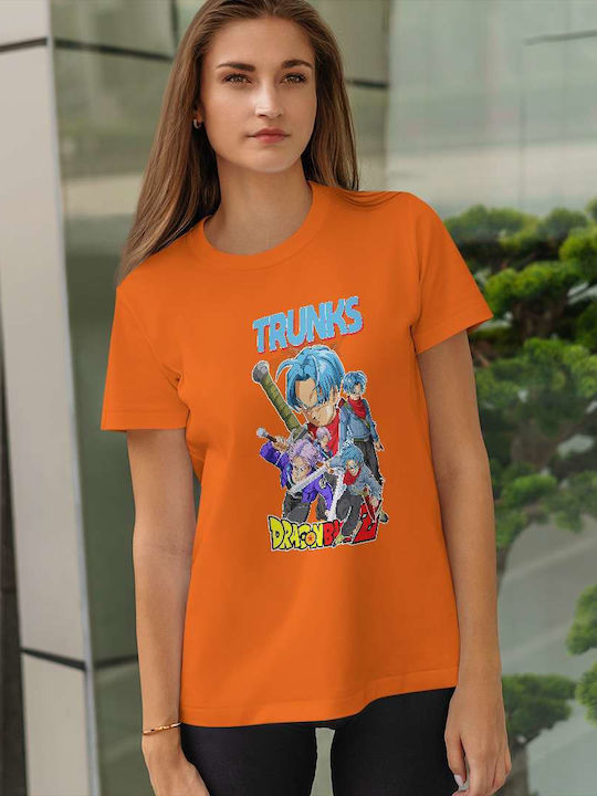 From T-shirt Dragon Ball Orange Cotton