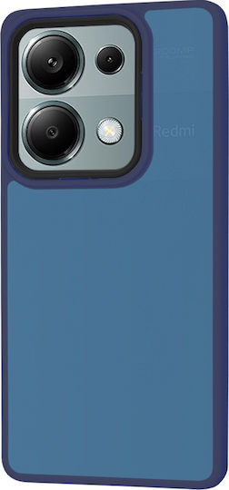 Techsuit Halofrost Back Cover Silicon / Plastic cu Curea Albastru (Redmi Note 13 Pro 4G / Poco M6 Pro 4G )