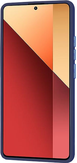 Techsuit Halofrost Back Cover Silicon / Plastic cu Curea Albastru (Redmi Note 13 Pro 4G / Poco M6 Pro 4G )
