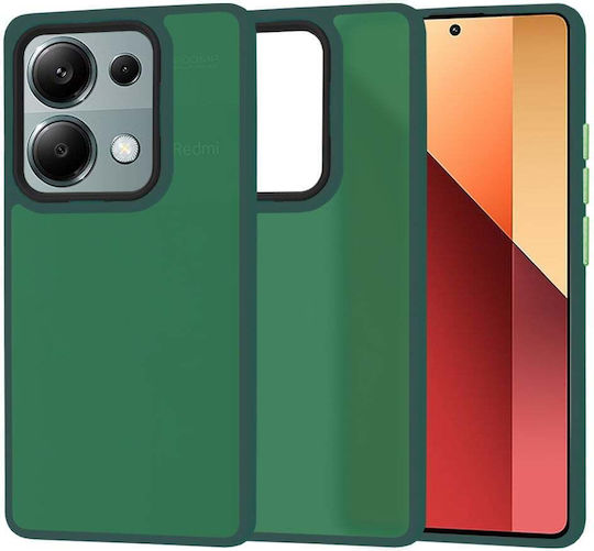 Techsuit Halofrost Back Cover Silicone with Strap Green (Redmi Note 13 Pro 4G / Poco M6 Pro 4G)